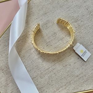 NWT Kendra Scott Essie Gold Statement Cuff Bracelet
